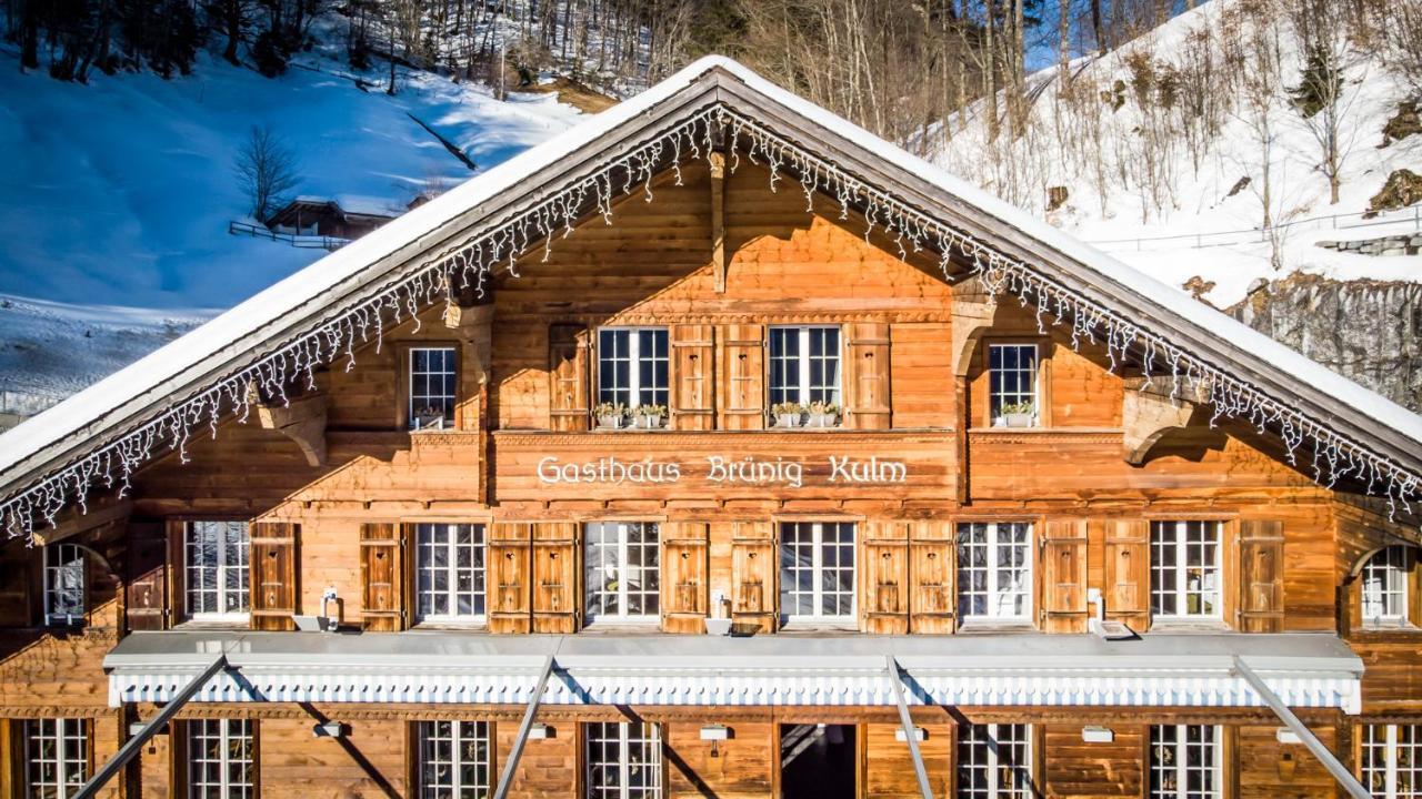 Gasthaus Brunig Kulm Hotell Brunig Pass Eksteriør bilde